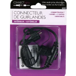 Connecteur de guirlande en T Connect Lights*Gifi Sale