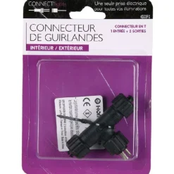 Connecteur de guirlande en T Connect Lights*Gifi Outlet