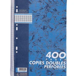 Copie double A4 grands carreaux x400*Gifi Discount