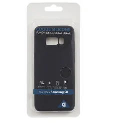 Coque en silicone Samsung S8 noir*Gifi Discount