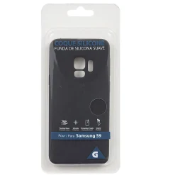Coque en silicone Samsung S9 noir*Gifi Hot