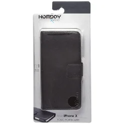 Coque folio simili cuir pour IPhone X*Gifi Hot