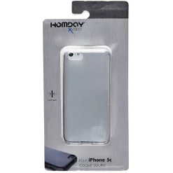Coque Iphone 5 souple HOMDAY X-Pert gris*Gifi Hot