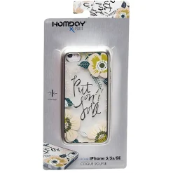 Coque pour IPhone 5/5S/SE design fleur*Gifi Clearance