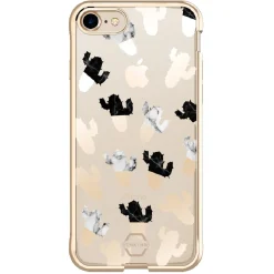 Coque pour IPhone X motif fleur plastique*Gifi Best