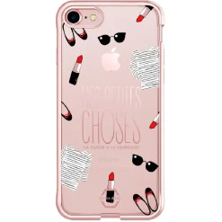 Coque pour IPhone X motif fleur plastique*Gifi Best
