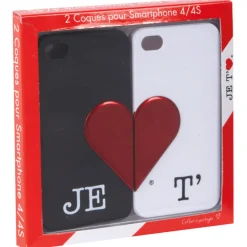 Coque pour Smartphone Je T aime x2*Gifi