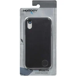 Coque Soft touch noire silicone pour Iphone XR*Gifi Outlet