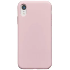 Coque Soft touch rose silicone pour Iphone XR*Gifi New