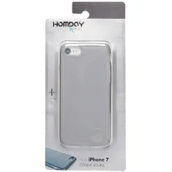 Coque souple grise pour Iphone 7*Gifi