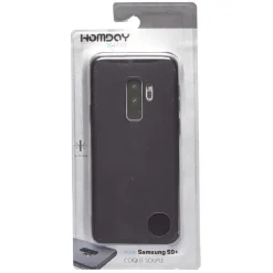 Coque souple noire pour Samsung Galaxy S9+*Gifi Outlet