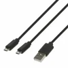 Cordon de charge double pour manette PS4*Gifi Outlet