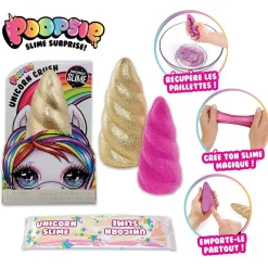Gifi Jeux Créatifs<Corne licorne poopsie multicouleur