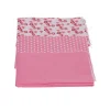 Gifi Coupon de tissu 46x55 cm en coton rose