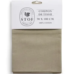 Gifi Coupon tissu coton 70x100cm brun