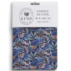 Gifi Coupon tissu imprimé Cahuita 70x100cm coton bleu marine