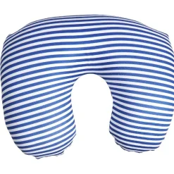 Online Gifi Coussin de voyage 3 en 1 rayé bleu et blanc