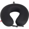 Online Gifi Coussin de voyage mémoire de forme polyester noir