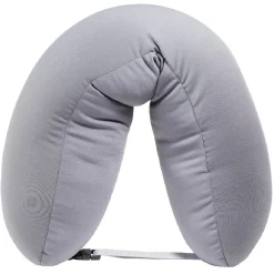 Gifi Coussin de voyage polyester uni gris ou noir