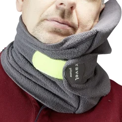 New Gifi Coussin de voyage tour de cou polyester gris