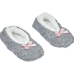 Sale Gifi Coussin tour de cou et Chaussons ballerines gris rose