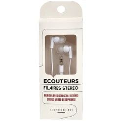 Écouteur filaire intra auriculaire L. 120 cm*Gifi Hot
