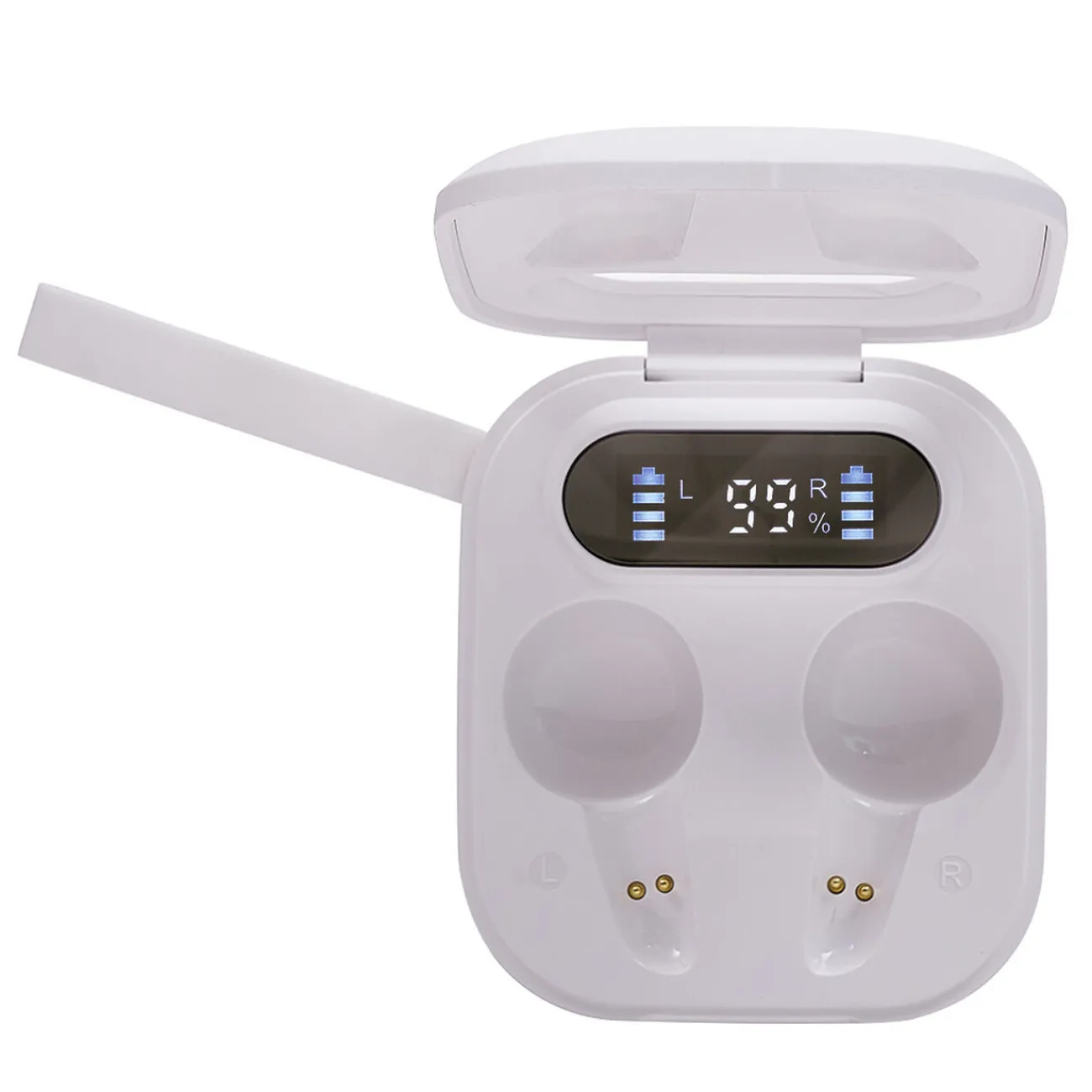 Écouteurs Bluetooth avec écran digital Homday Xpert Blanc*Gifi New