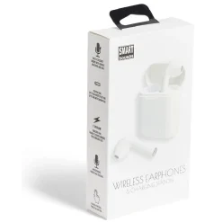 Écouteurs Bluetooth avec étui de charge blanc*Gifi