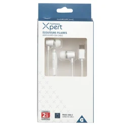 Écouteurs filaire Homday Xpert prise USB-C*Gifi New