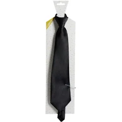 Sale Gifi Cravate fantaisie noire ou blanche L47cm