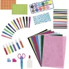 Creativ'box 58 accessoires polypropylène et bois*Gifi Discount