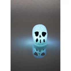 Crâne lumineux couleur changeante décoration Halloween*Gifi Sale