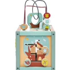 Gifi Eveil<Cube d'activités 5-en-1 en bois