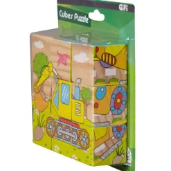 Gifi Jeux De Société Et Éducatifs<Cubes puzzle X9 en bois