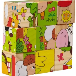 Gifi Jeux De Société Et Éducatifs<Cubes puzzle X9 en bois
