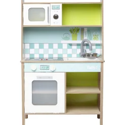 Gifi Jeux D'Imagination Et D'Imitation<Cuisine électronique en bois avec plaque lumineuse et sonore
