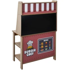 Best Gifi Cuisine / Stand Burger en bois 2 en 1