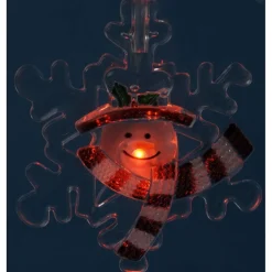 Gifi Décoration de fenêtre lumineuse 1 LED Ø 10 cm