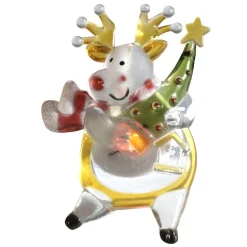 Gifi Décoration de fenêtre lumineuse 1 LED Ø 10 cm