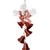 Gifi Décoration de Noël clochette rouge à suspendre
