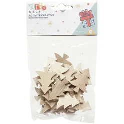 Gifi Jeux Créatifs<Décoration de Noël à peindre en bois sapin renne ou flocon