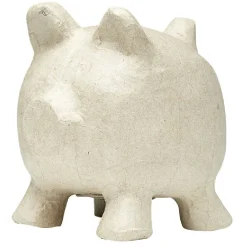 Gifi Décoration forme tirelire en papier mâché