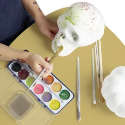 Gifi Décoration Halloween à personnaliser tête de mort ou citrouille - 2 modèles