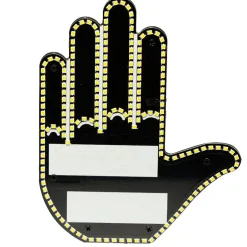Gifi Décoration lumineuse pour arrière voiture main LED 3 positions