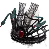 Diadème noir serpent en plastique*Gifi Outlet