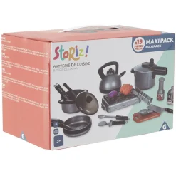 New Gifi Dinette batterie avec ustensiles de cuisine Storiz 19 pièces