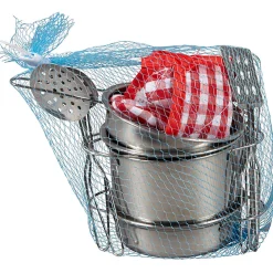 Gifi Jeux D'Imagination Et D'Imitation<Dinette 12pcs en métal gris