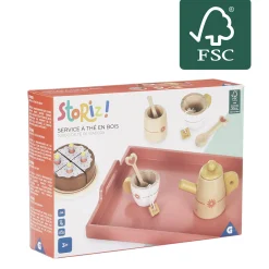 Gifi Jeux D'Imagination Et D'Imitation<Dinette service à thé et gâteau en bois certifié FSC® Storiz