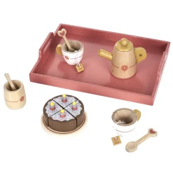 Gifi Jeux D'Imagination Et D'Imitation<Dinette service à thé et gâteau en bois certifié FSC® Storiz