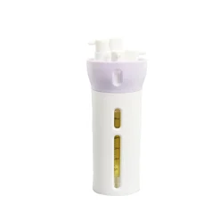 New Gifi Distributeur de voyage 4-en-1 bouchon pivotant